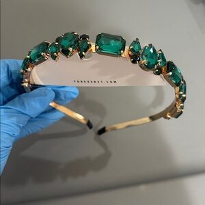 Forever 21 Emerald Green Jewel Headband